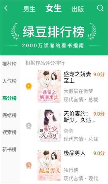 绿豆免费小说阅读