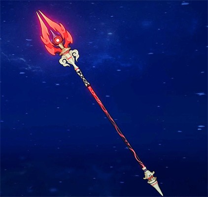 原神胡桃专武护摩之杖90级属性解析