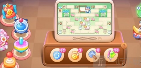 保卫萝卜4梁波波祝秋秋第8关通关攻略 陀螺遥感布局图解