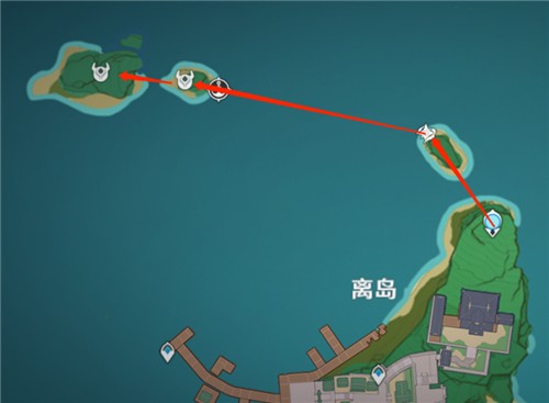 原神刀镡速刷路线图2025 稻妻海乱鬼高效采集攻略