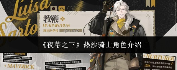 《夜幕之下：热沙骑士角色深度解析》