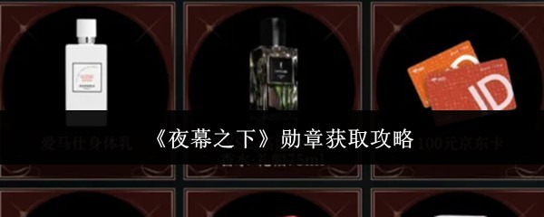 《夜幕之下》勋章获取全攻略指南