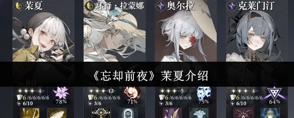《忘却前夜》：茉夏的角色深入解析