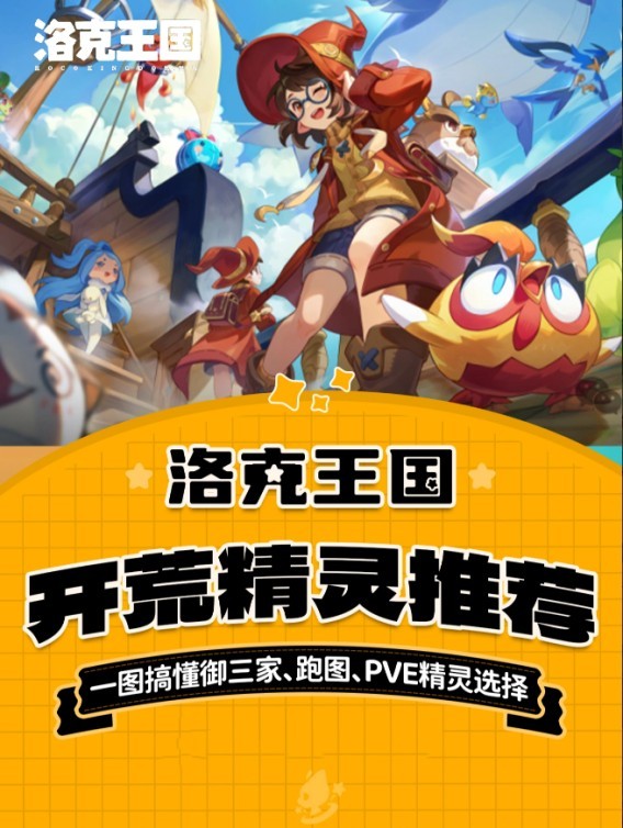 洛克王国精灵开荒最佳选择与排名攻略